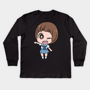 Hello Mako! Kids Long Sleeve T-Shirt